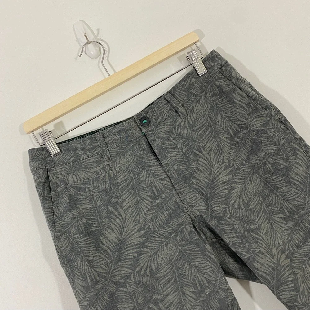 Linksoul 30 Mens Hawaiian Palm Leaf Performance Shorts Golf‎ Casual